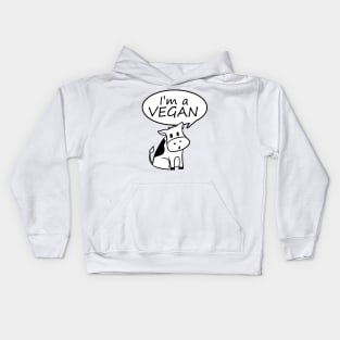 I am vegan Kids Hoodie